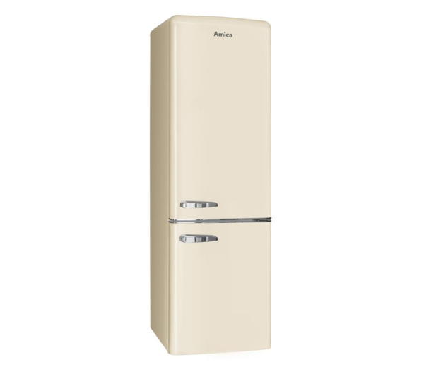Lodówka Amica FK2965.3GAA 181cm Beżowa Retro SlimSize 244L - 523466 - zdjęcie 2